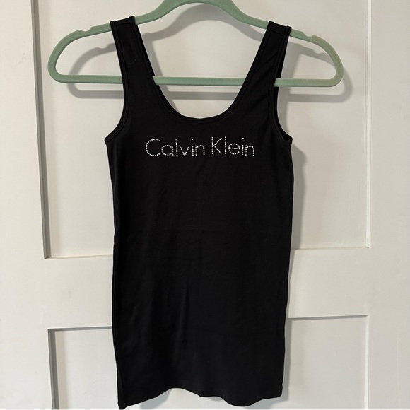 Calvin Klein Rhinestone Tank - Picture 2 of 6